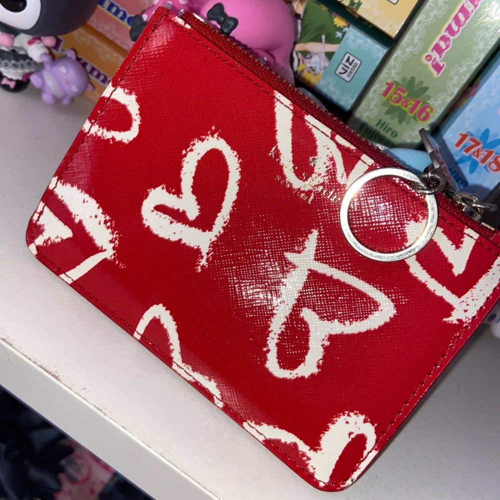 Kate Spade Heart Card Case